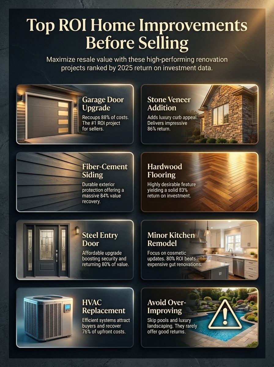 Best Home Improvements Before Selling: Top ROI Projects Ranked,