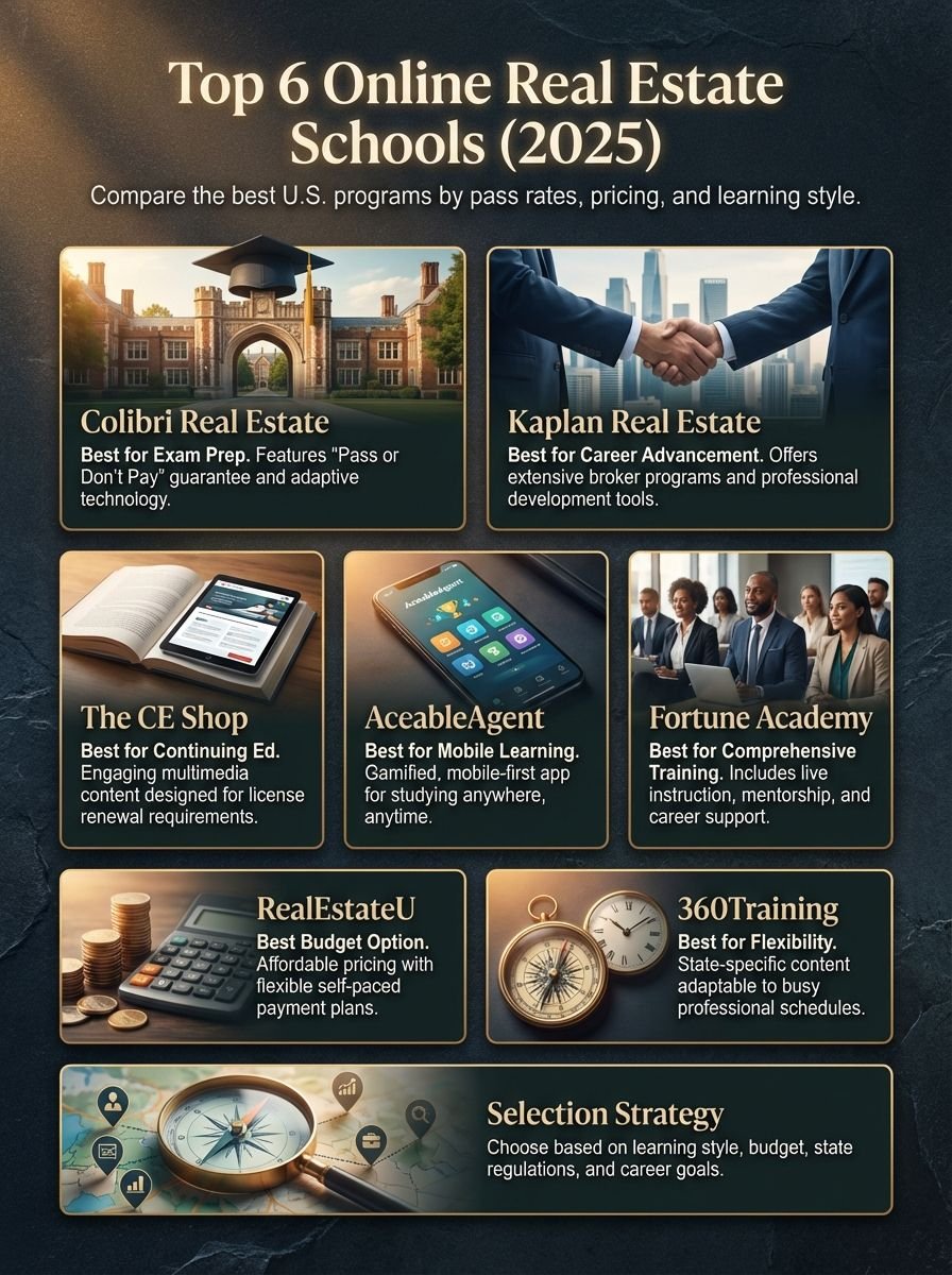 The 6 Best Online Real Estate Schools In The U.S! The 6 Best Online Real Estate Schools In The U.S!