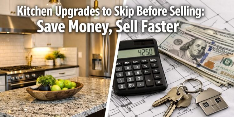 Kitchen Upgrades to Skip Before Selling: Save Money, Sell Faster