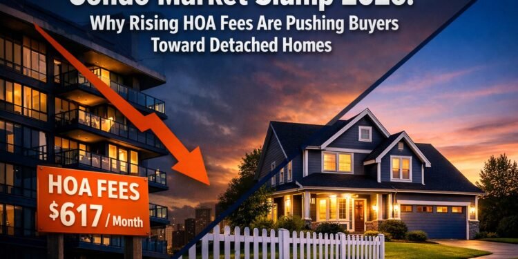 Condo Market Slump 2026: Why Rising HOA Fees Are Pushing Buyers Toward Detached Homes