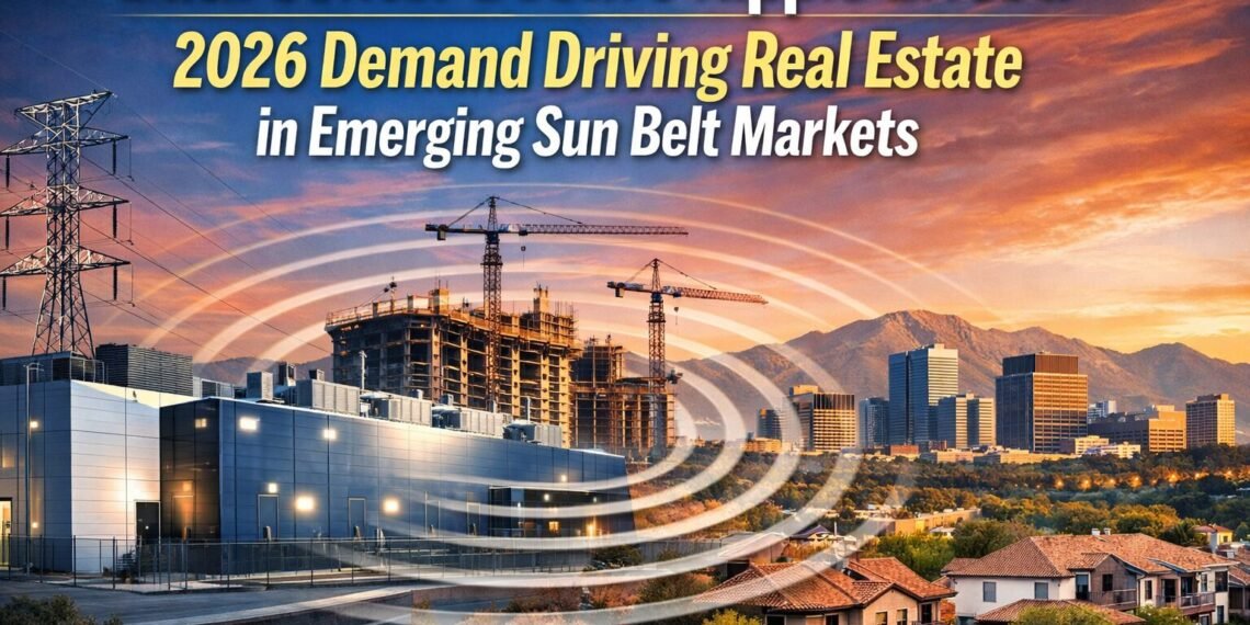 Data Center Boom's Ripple Effect: 2026 Demand Driving Real Estate in Emerging Sun Belt Markets