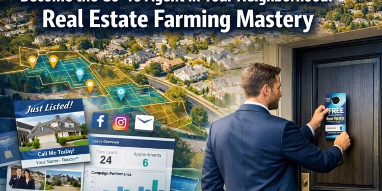 How to Become the Go to Agent in Your Neighborhood: Real Estate Farming