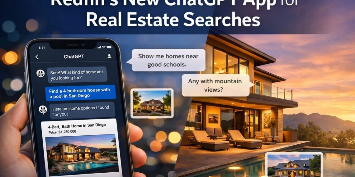 Redfin's New ChatGPT app for real estate searches