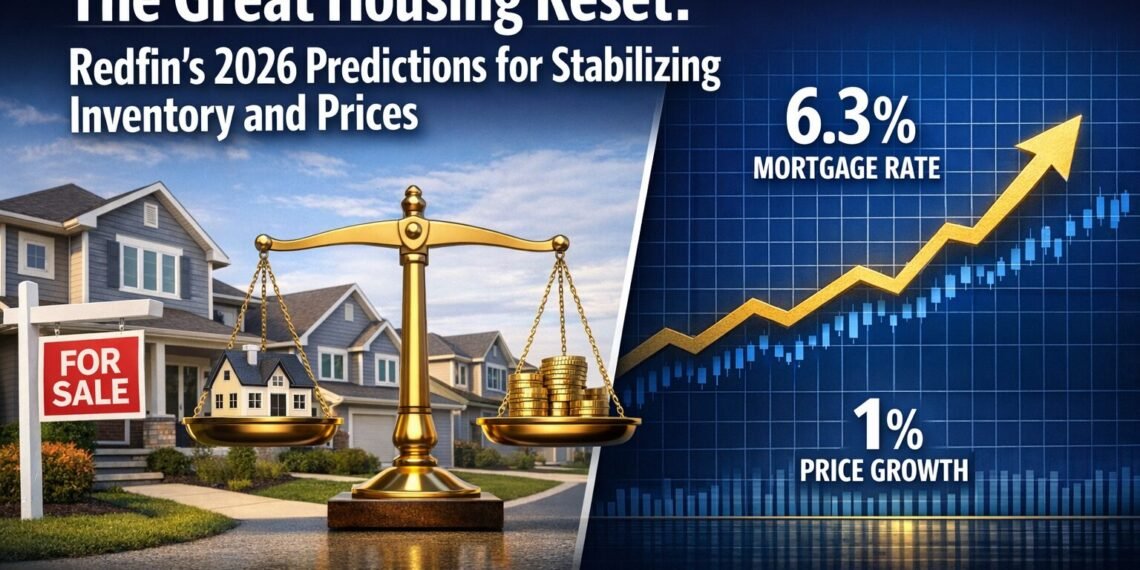 The Great Housing Reset: Redfin's 2026 Predictions for Stabilizing Inventory and Prices