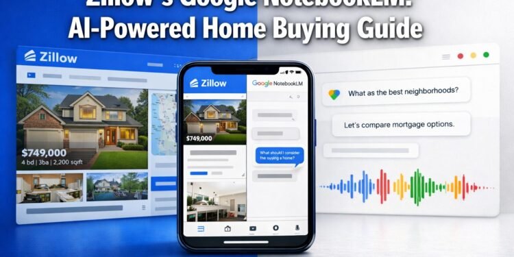 What is Zillow's new Google NotebookLM and who is it for ?