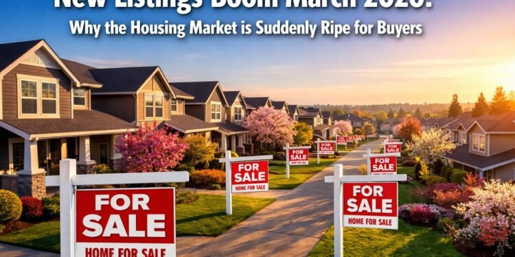 New Listings Boom March 2026: Why the Housing Market is Suddenly Ripe for Buyers
