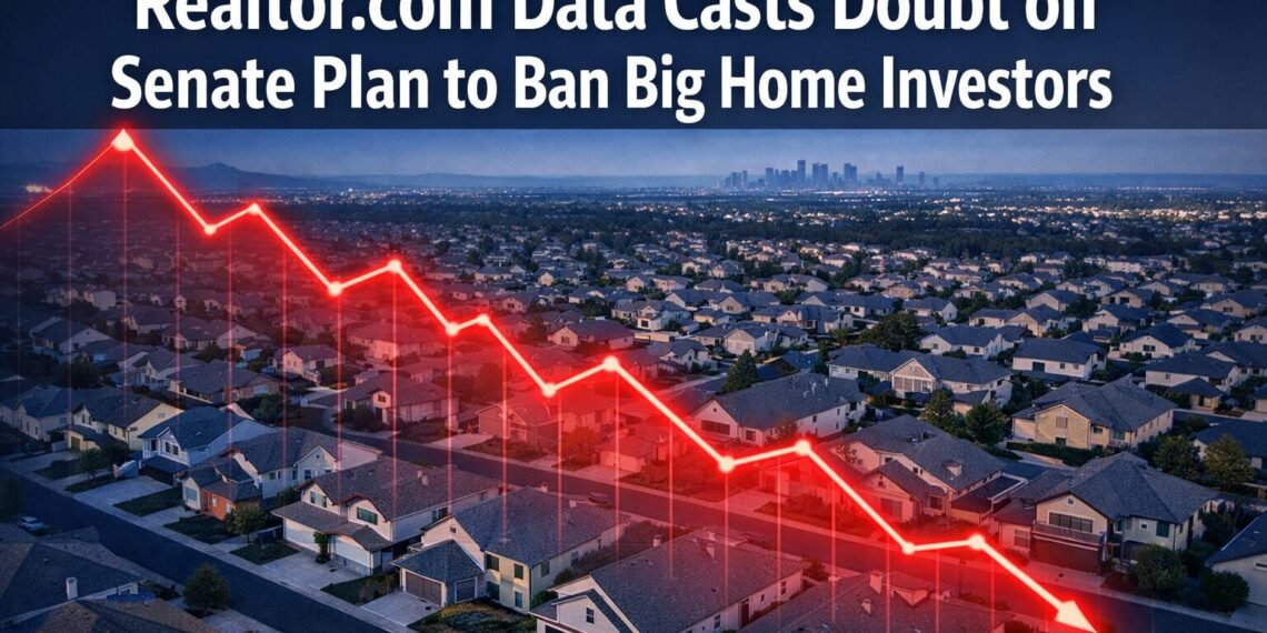 Realtor.com Data Casts Doubt on Senate Plan to Ban Big Home Investors
