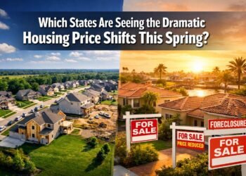 Which States are experiencing the most dramatic shifts in housing prices this Spring ?