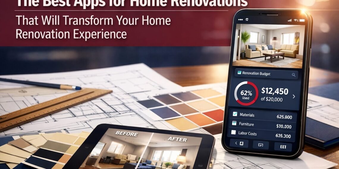 The Best apps for home renovations ,That Will Transform Your Home Renovation Experience