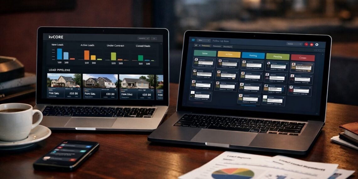 kvCORE vs Follow Up Boss: Which CRM Actually Wins for Real Estate Agents?