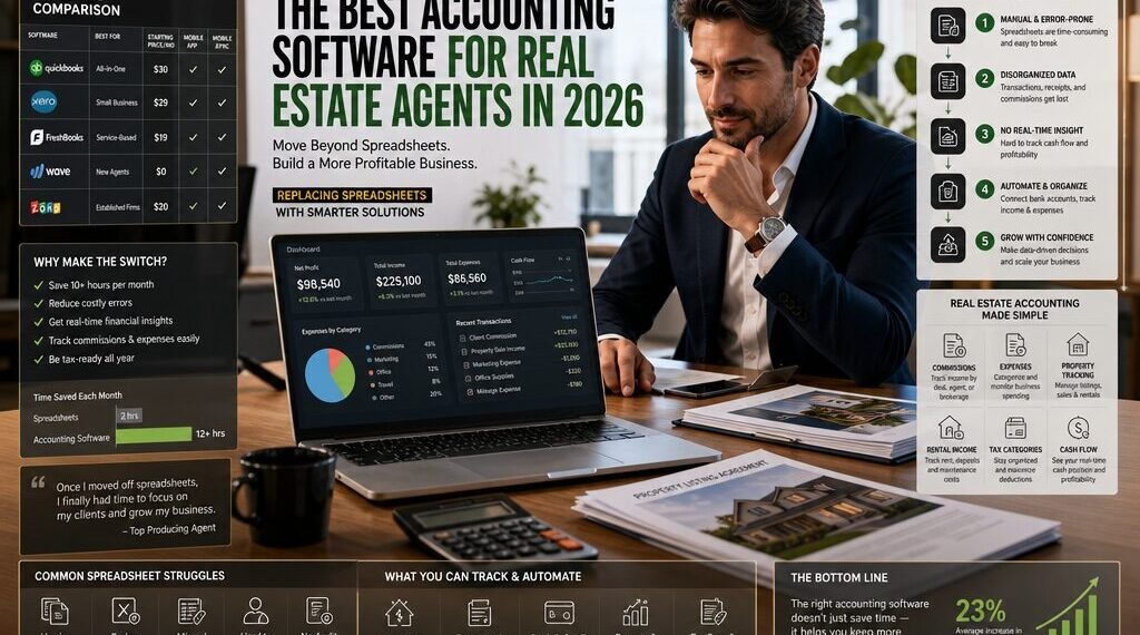 Best Accounting Software for Real Estate Agents: Ditch Excel