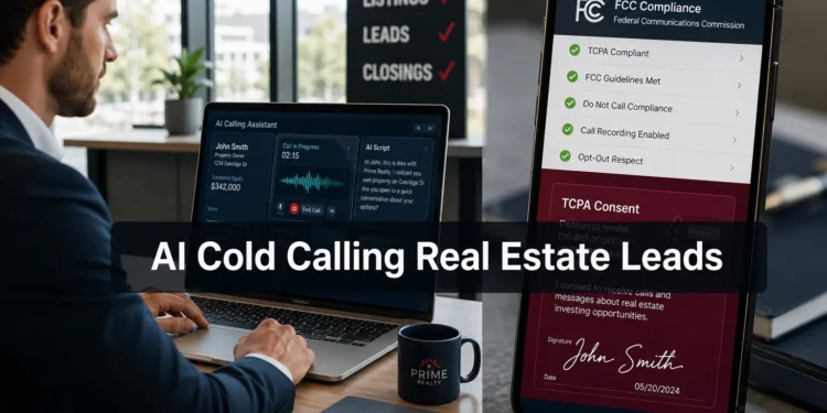 AI Cold Calling Real Estate Leads: What's Legal and What Converts