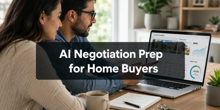 AI Negotiation Prep for Home Buyers: Build Your Offer Case First