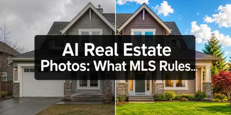 AI Real Estate Photos: What MLS Rules Allow in 2026