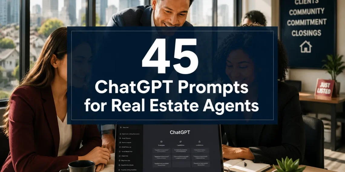 45 ChatGPT Prompts for Real Estate Agents (Copy, Paste, Close)