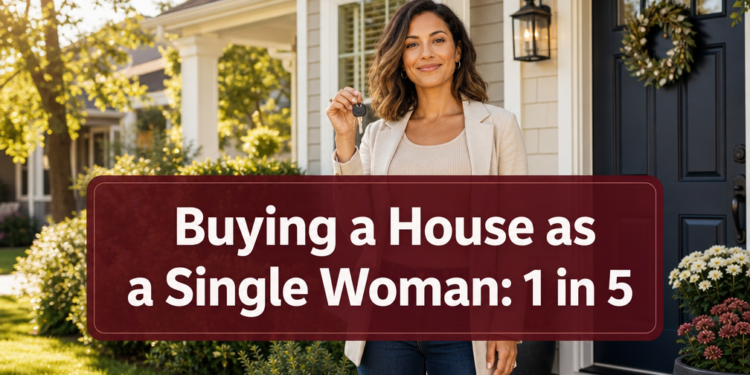 Buying a House as a Single Woman: 1 in 5 Buyers Do It