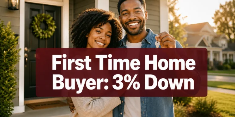 First Time Home Buyer Conventional Loan: Just 3% Down