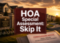 HOA Special Assessment: Skip It and They Can Foreclose