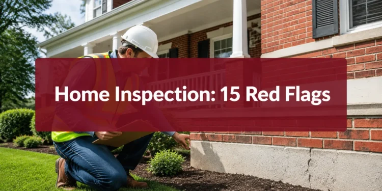 Home Inspection Checklist for Buyers: 15 Red Flags