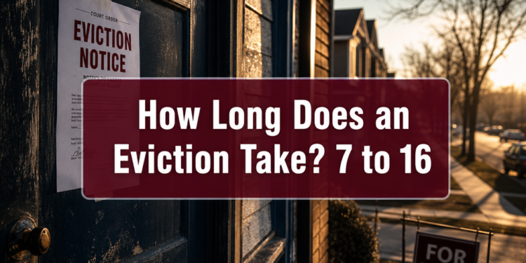 How Long Does an Eviction Take? 7 to 16 Weeks Unpaid