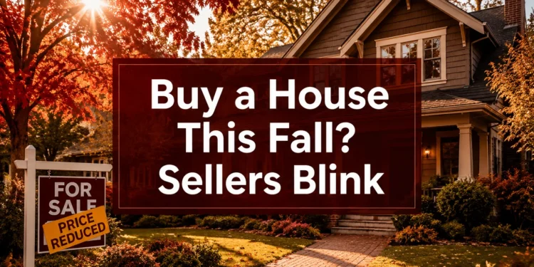 Is It a Good Time to Buy a House This Fall? Sellers Blink