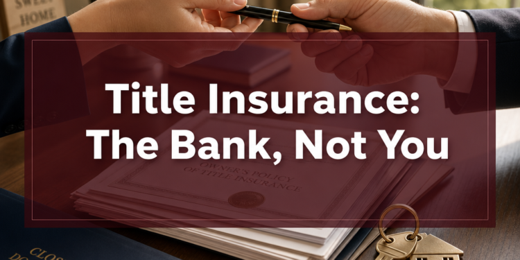 What Does Title Insurance Cover? The Bank, Not You