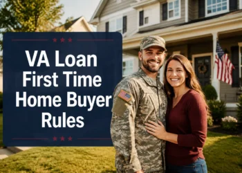 Veteran couple receiving the keys to a home bought with a VA loan