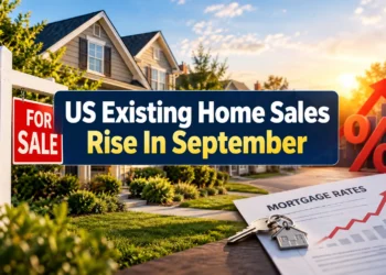 US Existing Home Sales Rise In September; Higher Mortgage Rates Dim Outlook